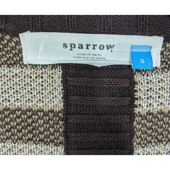 Anthropologie Sparrow Cardigan Sweater Linen Cotton Blend Single Button Small - Picture 12 of 12